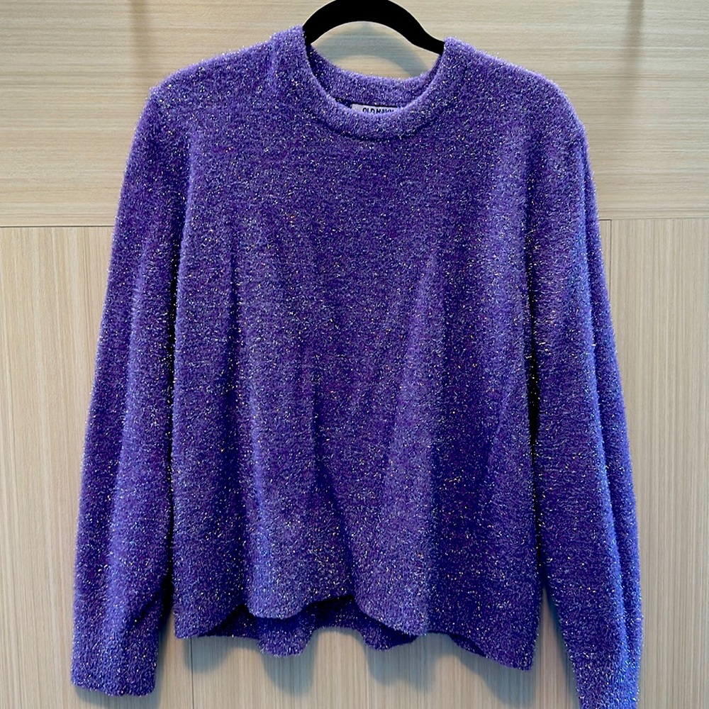 Old Navy Sparkle purple sweater!